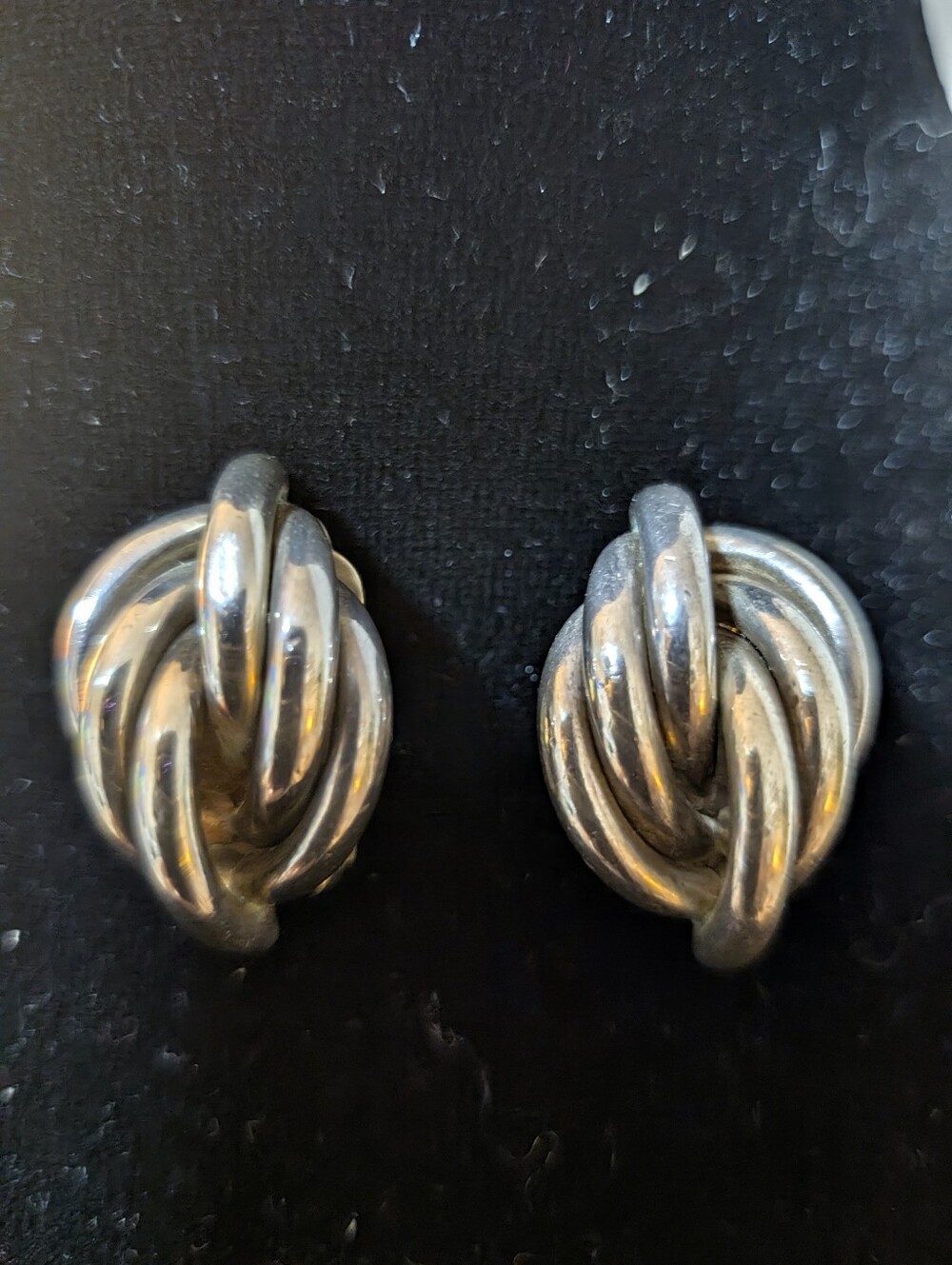 Sterling Silver Knot Stud Earrings - Women's Jewelry